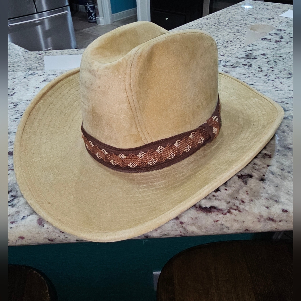 Vintage YA - Youngan Cowboy Hat 1970s  Made In Korea Size 7 - 7 1/8